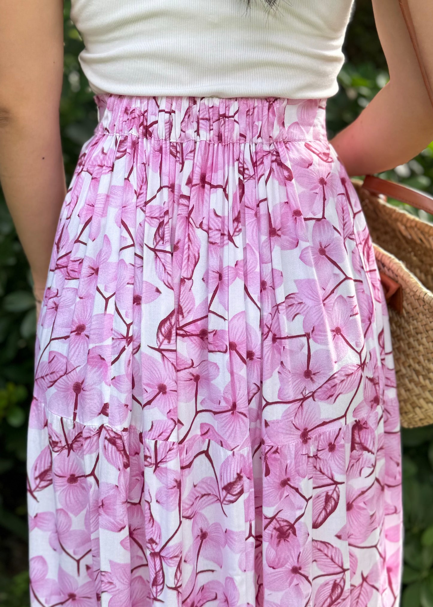 Leah Skirt | Pink | Navy | Blue