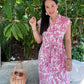 Kiara Cotton Dress - Pink Blossom