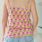 Bea Cotton Camisole - Garden Pink