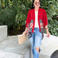 Batik Kimono- Audrey Red Batik