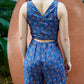 Kali Jumpsuit | Navy Meadows