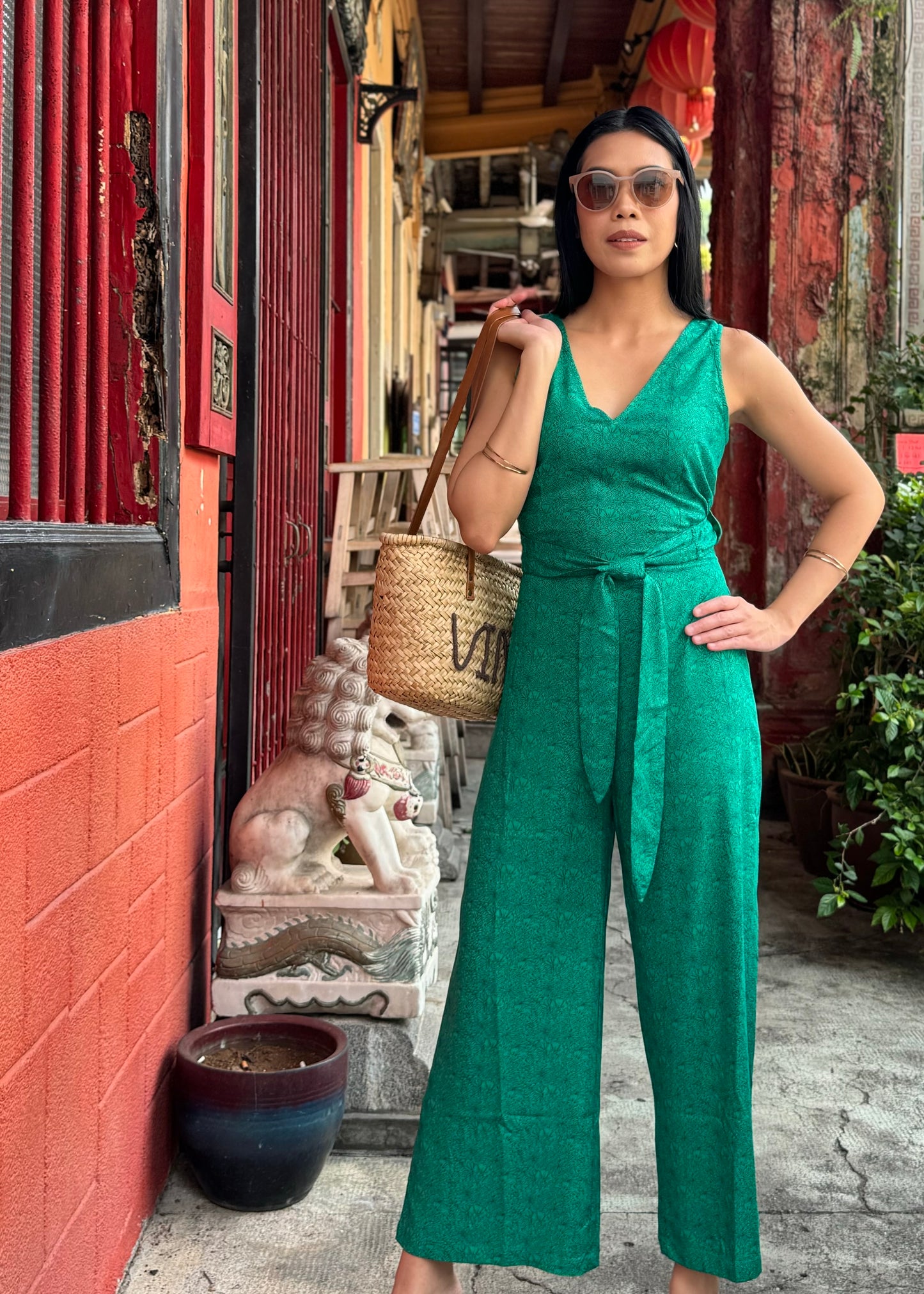 Kali Jumpsuit | Green Valley