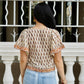 Hali Cotton Top | Boho Brown