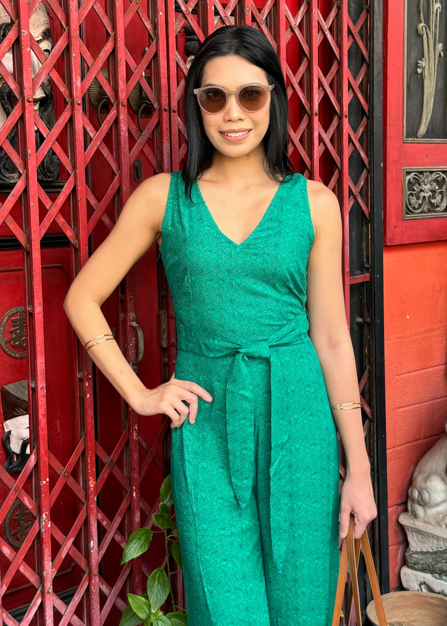 Kali Jumpsuit | Green Valley