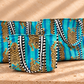 Handblock Tote Bag | Blue Tiger