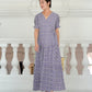 Della Wrap Dress - Dainty Blue