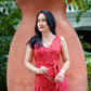 Kali Jumpsuit | Magenta Sunbird