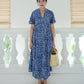 Galia Flutter Sleeve Dress - Spring Blue