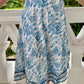 Mara Wrap Skirt | City Blue