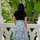 Mara Wrap Skirt | City Blue