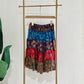 Mini Silky Patchwork Skirt