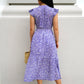 Felice Frill Sleeve Dress | Summer Blue