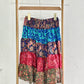 Mini Silky Patchwork Skirt