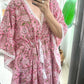 Junia Cotton Kaftan - Summer Pink