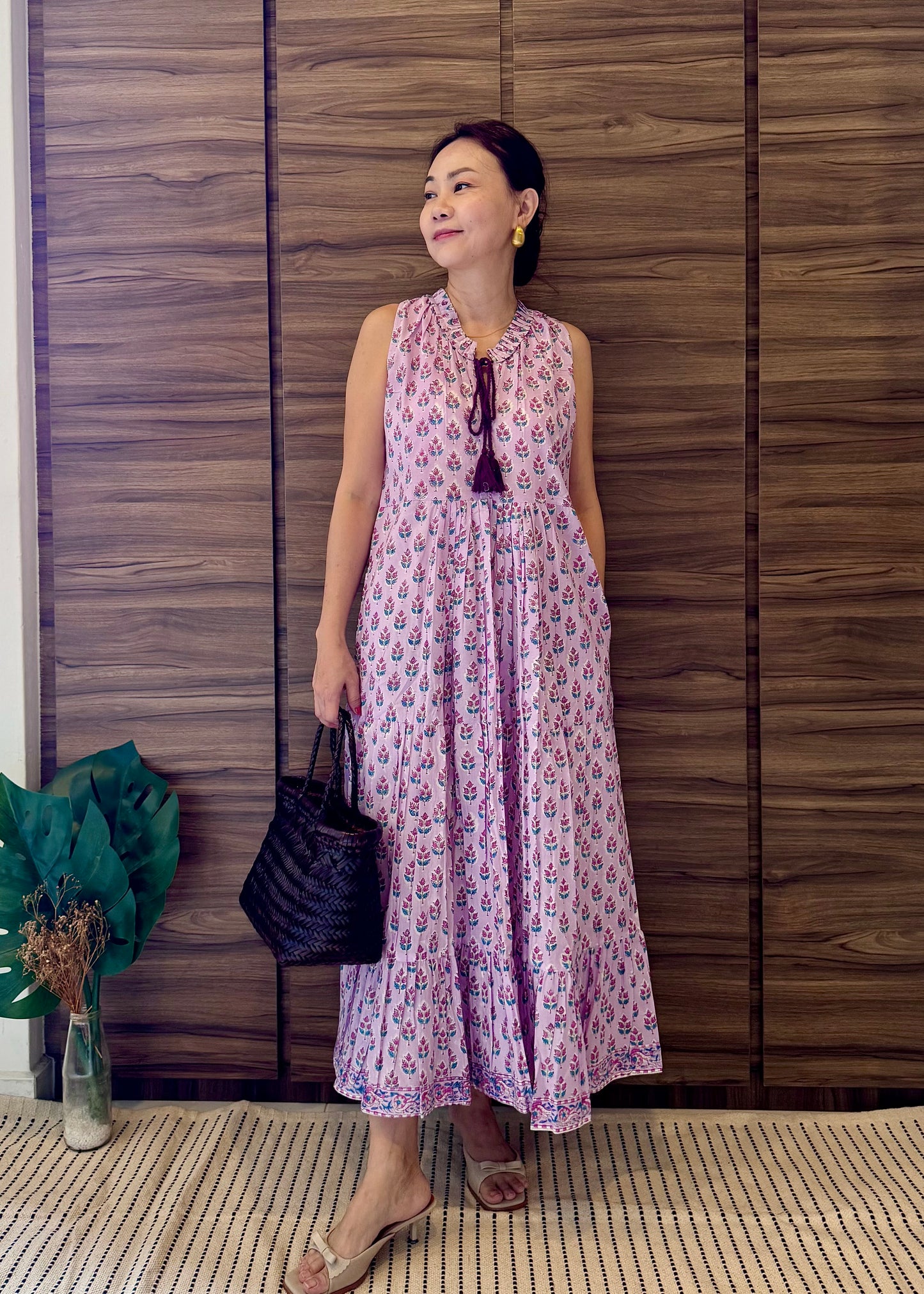 Raina Dress - Berry Pink