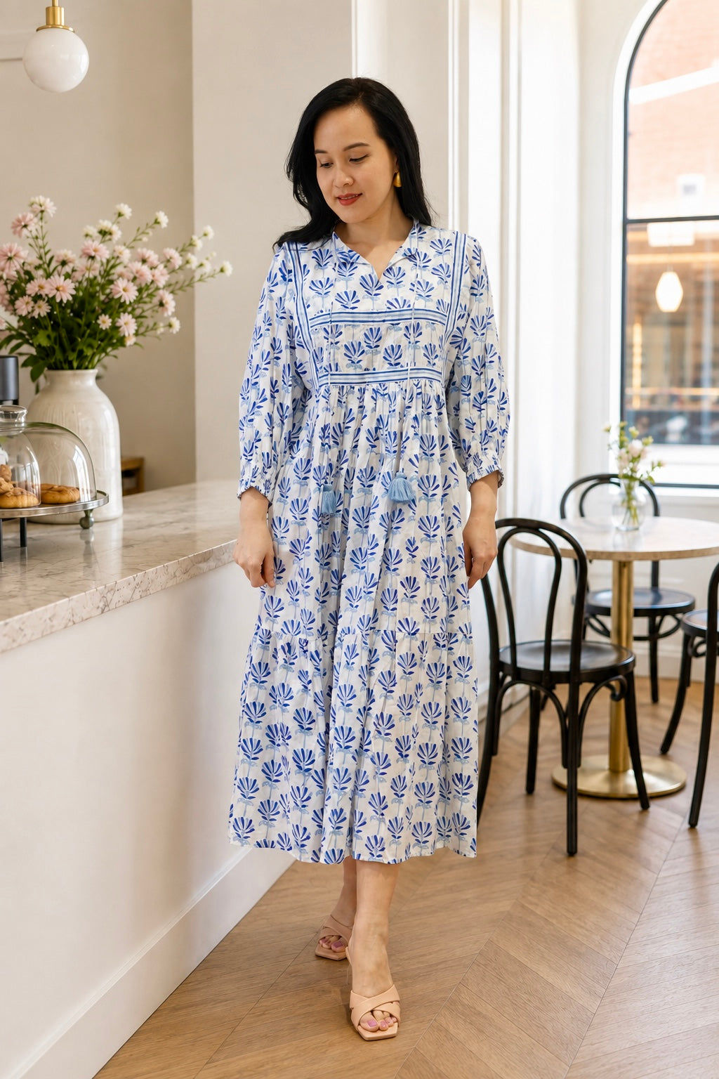 Daphne Dress | Pastel Blue