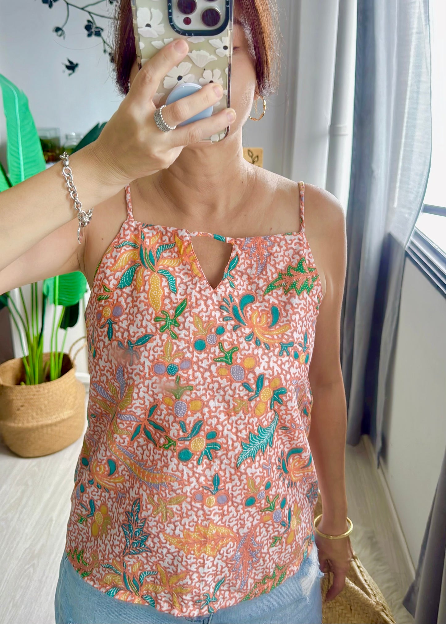 Brisa Batik Top | Orange Pop