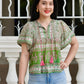 Vicky Cotton Top | Forest Green