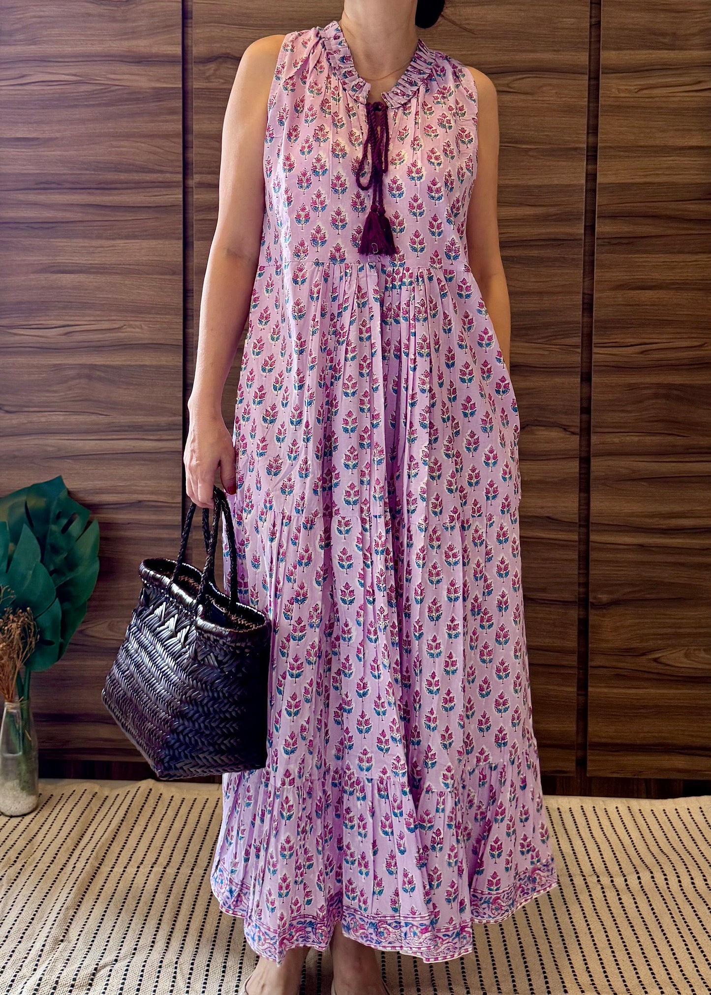 Raina Dress - Berry Pink