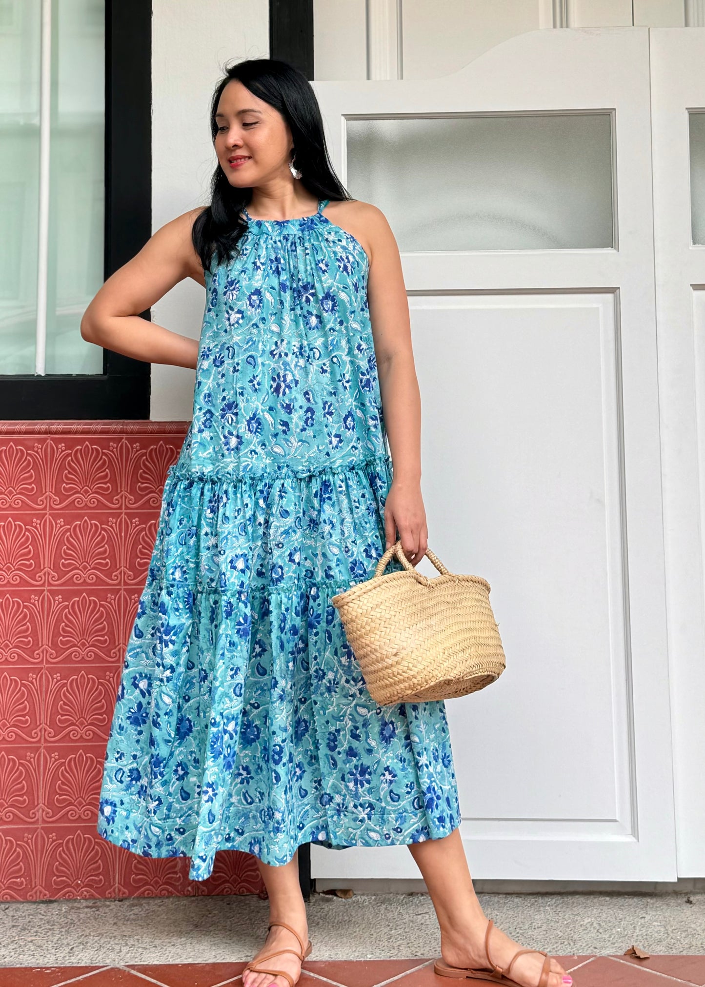 Sola Dress | Turquoise