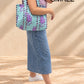 Handblock Tote Bag | Pink Floral