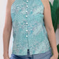 Eka Halter Batik Top | Turquoise