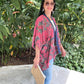 Batik Kimono- Rustic Pink Batik