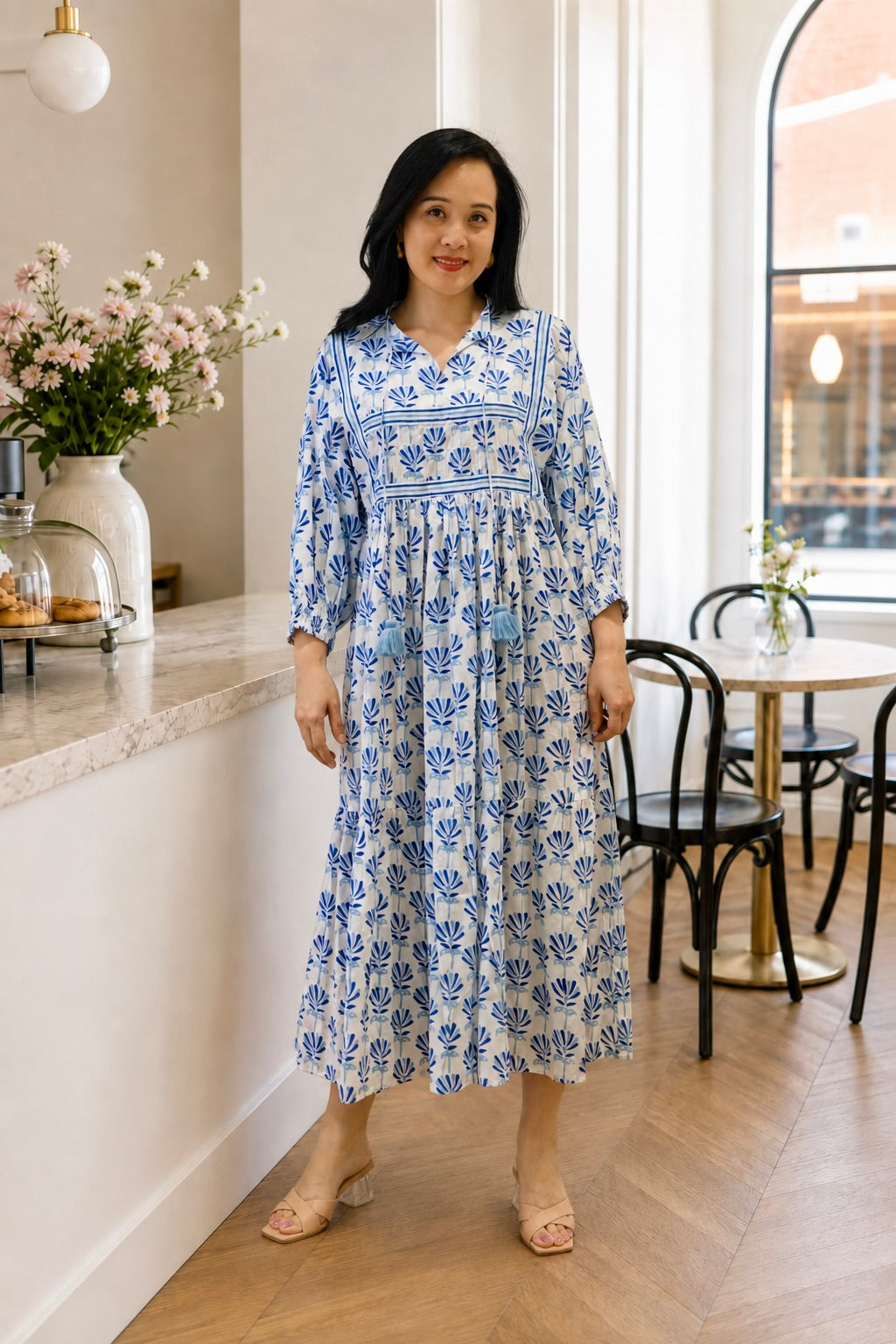 Daphne Dress | Pastel Blue