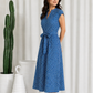 Kiara Cotton Dress | Blue Whisper