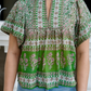 Vicky Cotton Top | Forest Green