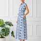 Kiara Cotton Dress | Blue Garland