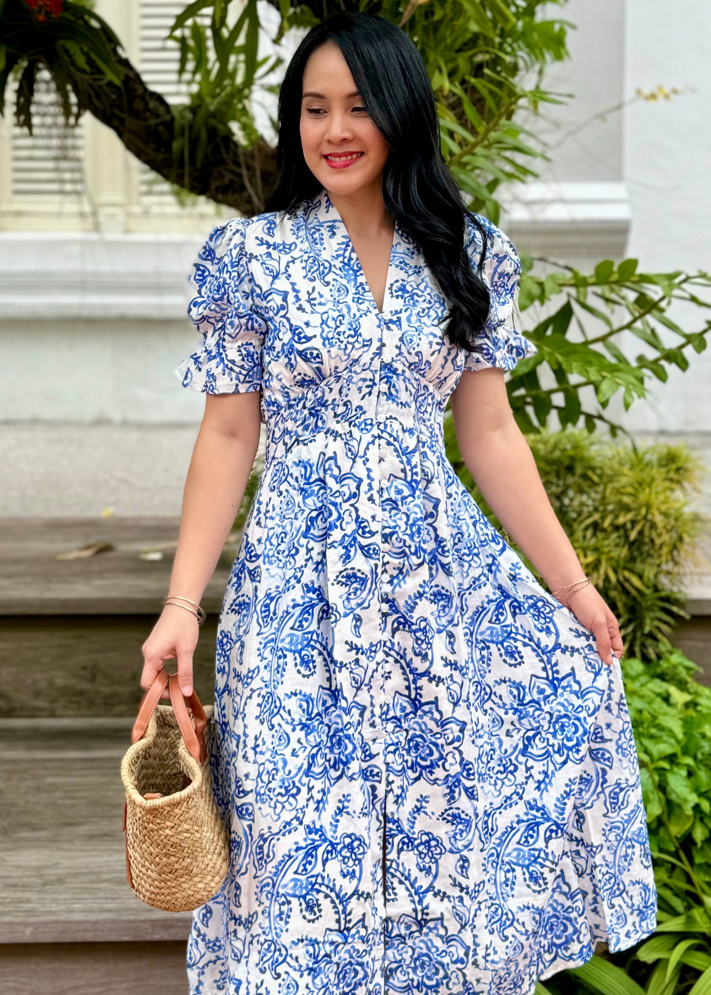 Calla Dress | China Blue