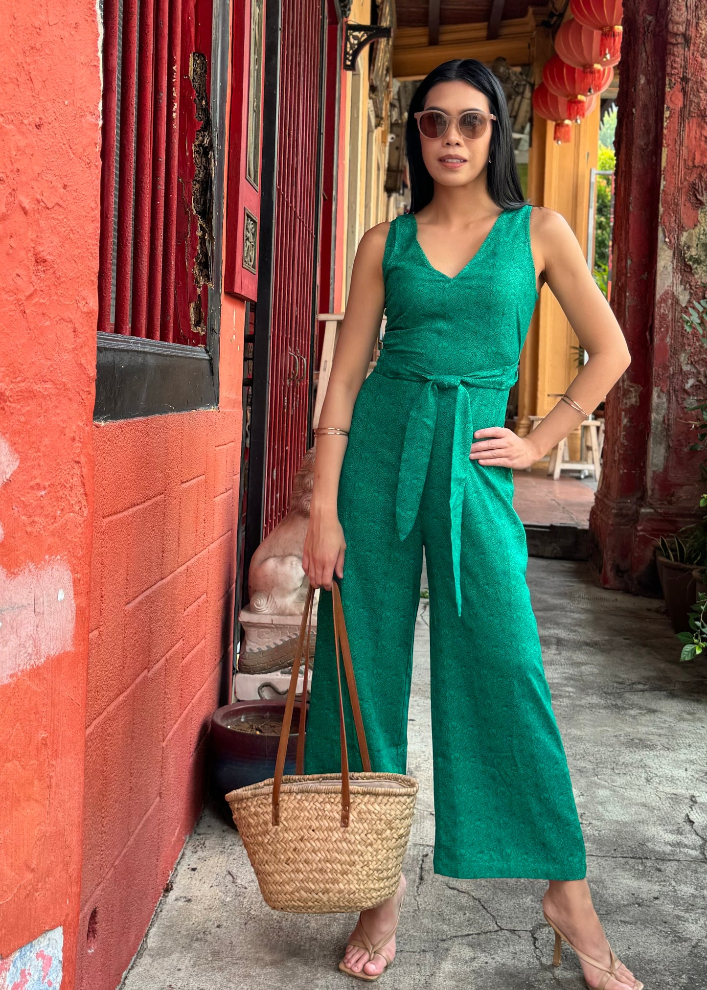 Kali Jumpsuit | Green Valley