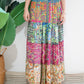 Silky Patchwork Skirt | Patchwork Pink