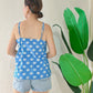 Bea Cotton Camisole - Garden Blue