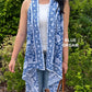 Cape Vest in Cotton Block Print - 5 Prints