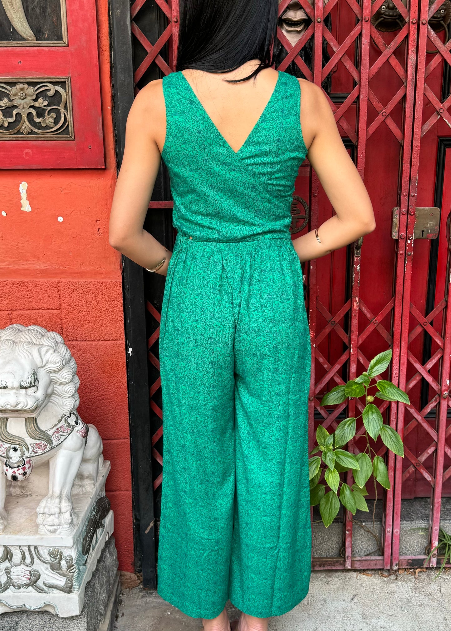Kali Jumpsuit | Green Valley