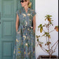Kiara Cotton Dress | Grey Jungle