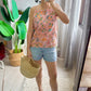 Brisa Batik Top | Orange Pop