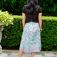 Suzie Batik A-line Skirt - Botanic Green