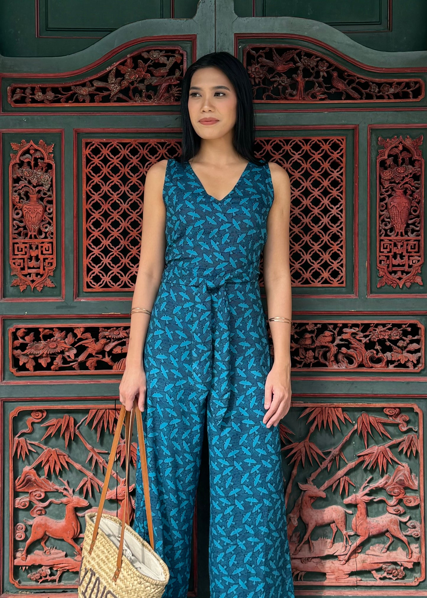 Kali Jumpsuit | Blue Flock