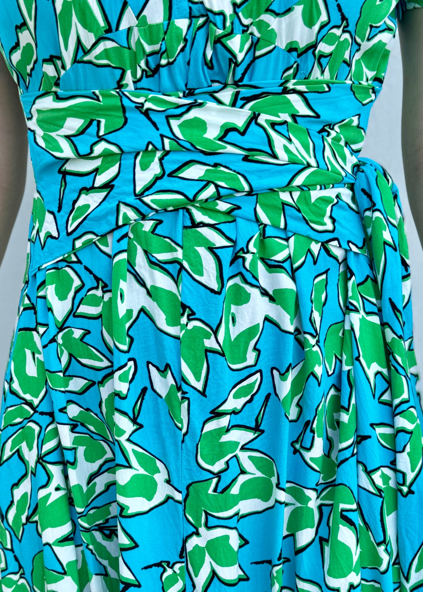 Jude Dress - Marine Blue Green