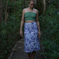 Naomi Wrap Skirt - Hawaiian Blue