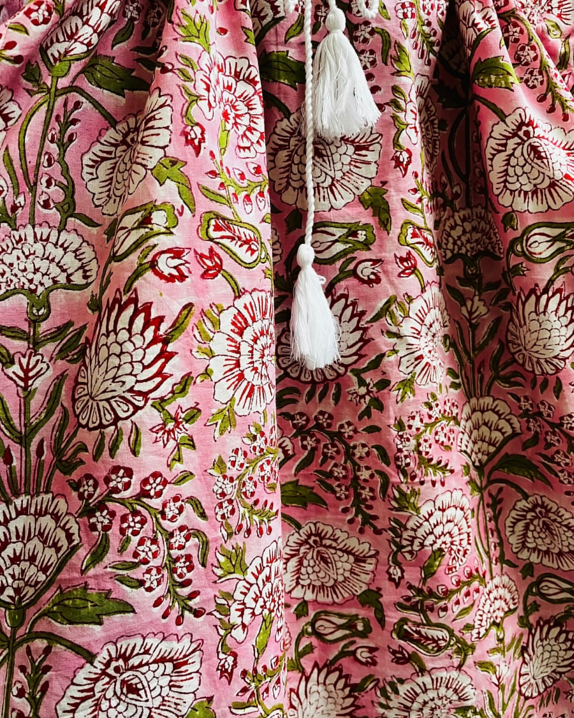 Junia Cotton Kaftan - Summer Pink