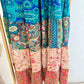 Silky Patchwork Skirt