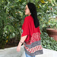 Batik Kimono- Audrey Red Batik