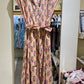 Kiara Cotton Dress | Peach Garden