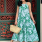 Sola Dress | Green Palm