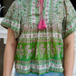 Vicky Cotton Top | Forest Green