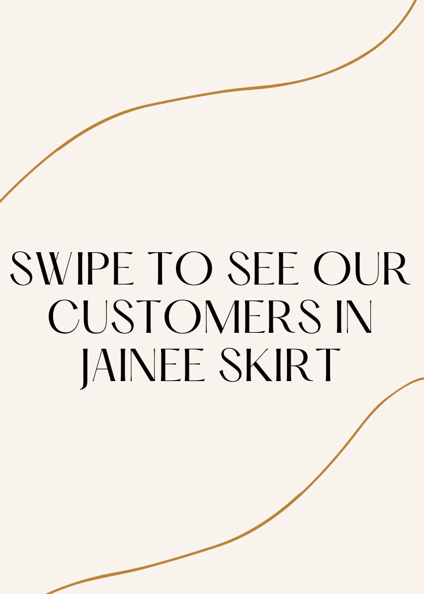 {PRE-ORDER} Jainee Plus Size Wrap Skirt - Batik Turquoise Orange